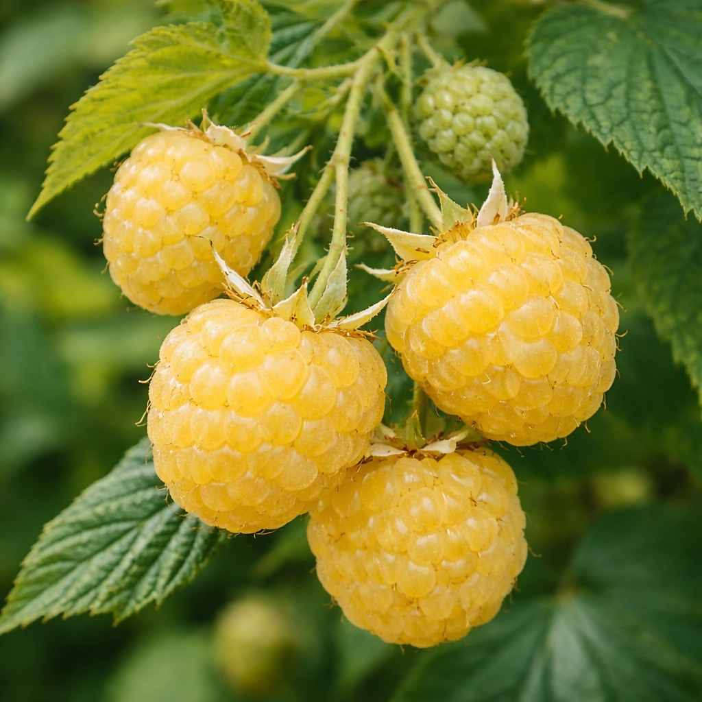 A handful of wild yellow raspberries Stock Photo - Alamy, image size:1024x1024