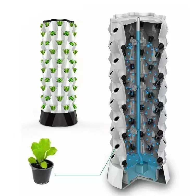 Hydroponic Grow Tower - Rockwool Included