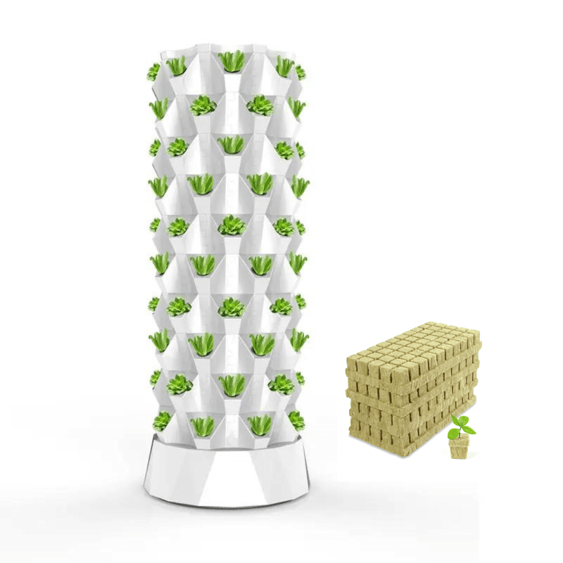 Hydroponic Grow Tower - Rockwool Included