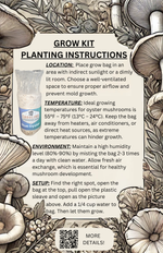 3 lbs. Oyster Mushroom Grow Kit – Grow Fresh, Gourmet Mushrooms at Home!