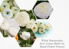 RANUNCULUS WHITE SHADES BULBS BUY 4 SETS AND GET 5TH SET FOR FREE!