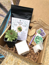 Succulent Gift Box - Variation's Available! Select your box Aloe, Cacti, Succulent, String Plants - Planting Kit with Goodies! FREE 2 DAY SHIPPING!!